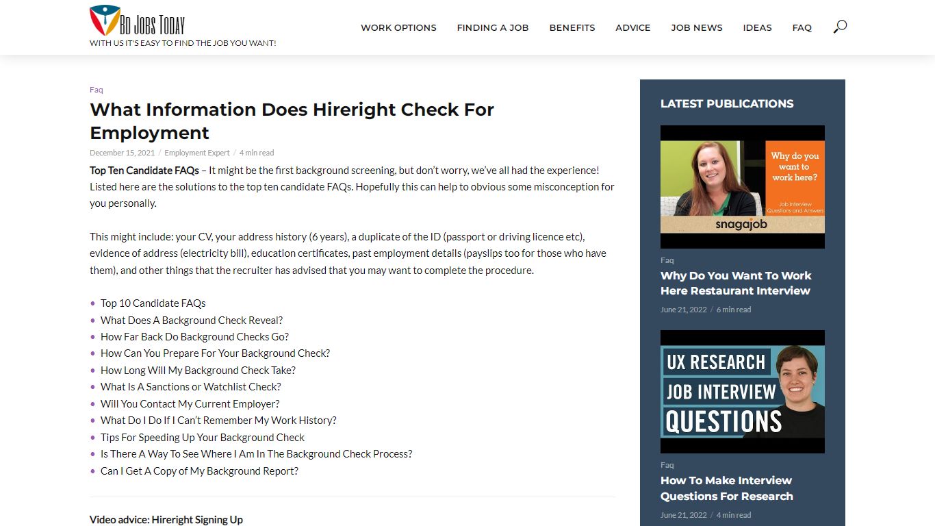 What Information Does Hireright Check For Employment